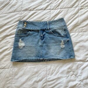 Denim Mini Skirt